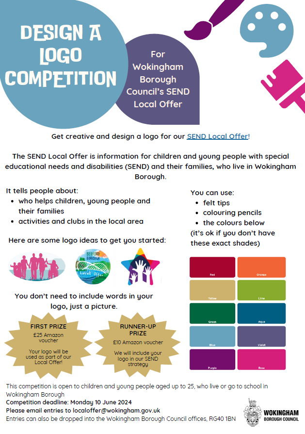 WBC SEND Local Offer Logo Competition for children and young people